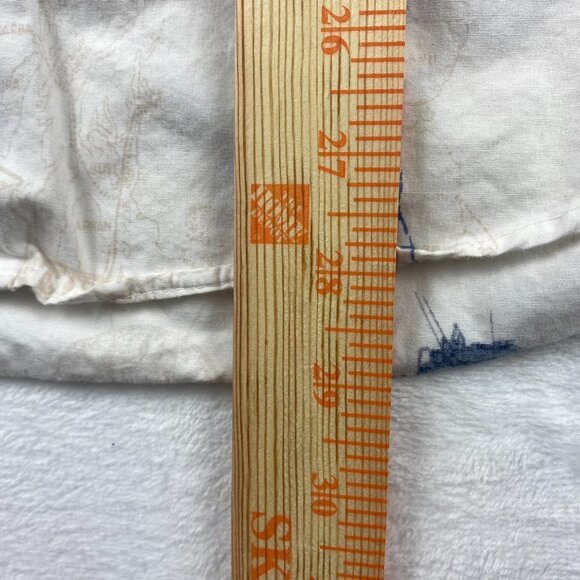 Crossings Button Up Shirt Mens Large Sailboat Short Sleeve - Picture 7 of 8